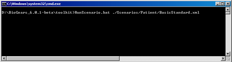 BioGears Scenario Driver Executable